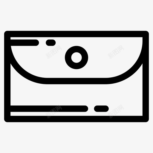 钱包现金钱包离合器svg_新图网 https://ixintu.com 钱包 现金 离合器 皮夹 钱夹 包设计 设计