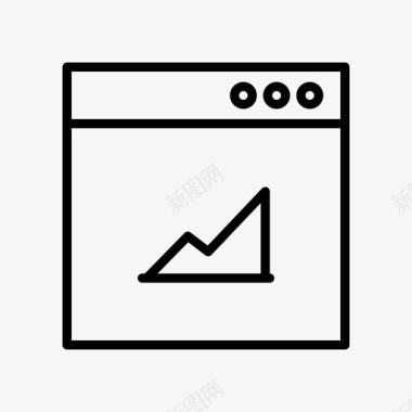 图表浏览器internet网络图标