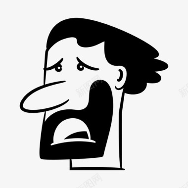脸漫画头图标