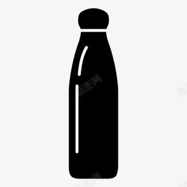 瓶子玻璃瓶酱汁瓶图标