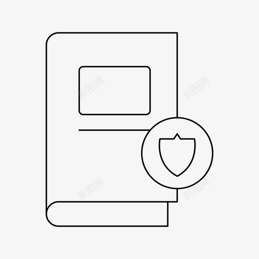 书书细线条svg_新图网 https://ixintu.com 书书 细线 线条