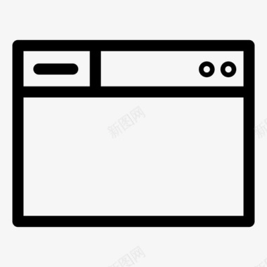 用户界面商务新闻图标