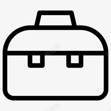 手提箱公文包旅游图标