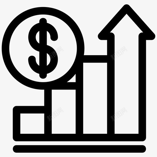 利润财务增长svg_新图网 https://ixintu.com 财务 利润 增长 资金 工厂 项目 业务