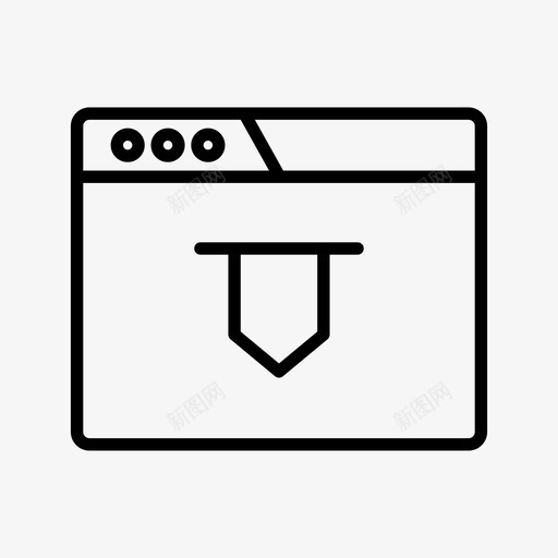 网络书签浏览器互联网svg_新图网 https://ixintu.com 网络 书签 浏览器 互联网 网站