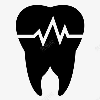 牙科下颌磨牙图标