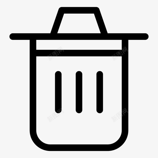 垃圾桶回收站删除svg_新图网 https://ixintu.com 垃圾桶 回收站 删除 设计 第卷