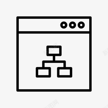 图表浏览器internet网络图标