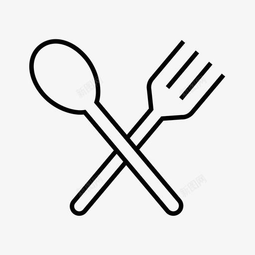 采购产品匙和叉子匙和叉子食物svg_新图网 https://ixintu.com 叉子 采购 产品 食物 厨房 午餐 餐馆 轮廓 雕文