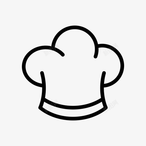 厨师帽厨师长玩具svg_新图网 https://ixintu.com 厨师 厨师长 玩具 轮廓 雕文