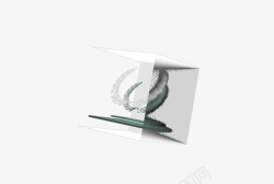 手机免费PSD图标展示绿色橄榄枝花环图标展示高清图片