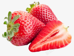 红草莓浆果特写营养无水果高清图片