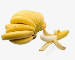 一把香蕉香蕉黄发发素材