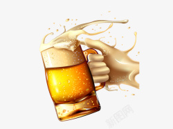 啤酒气泡啤酒酒厂干杯聚会吧茶酒高清图片