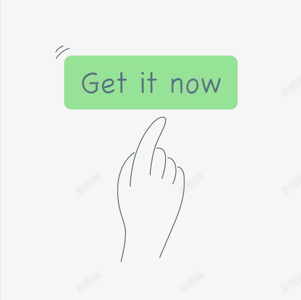 手绘点击手势元素png免抠素材_新图网 https://ixintu.com 手绘点击 点击 点击手势元素 手绘点击手势元素