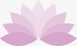 紫色瑜伽砖紫色渐变的花朵高清图片