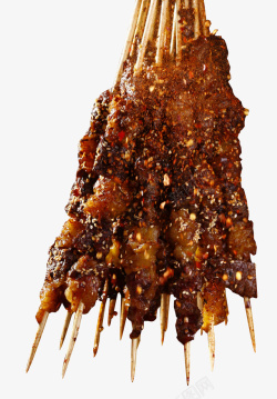 饮食特色羊肉串展架烤羊肉串高清图片