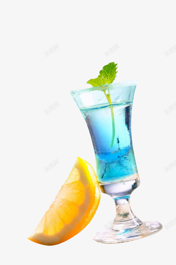 好喝的鸡尾酒蓝色png免抠素材_新图网 https://ixintu.com 鸡尾酒 蓝色 柠檬 夏天