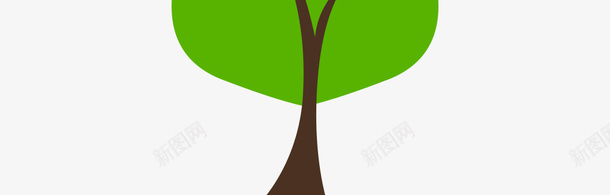 植树节透明底元素素材psd免抠素材_新图网 https://ixintu.com 手绘 树叶 绿叶 树