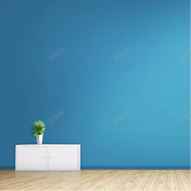 室内背景蓝色白色柜子花png免抠素材_新图网 https://ixintu.com 室内 背景 花 蓝色