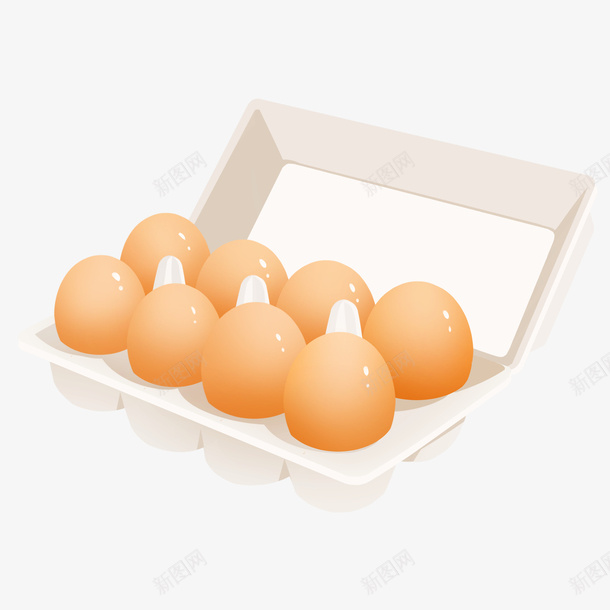 原创手绘盒装鸡蛋插画素材png免抠素材_新图网 https://ixintu.com 鸡蛋 鸡 蛋 超市
