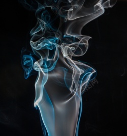 神秘感烟雾有颜色的烟雾神秘感黑色高清图片