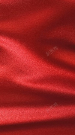 丝绸布红色丝绸布料背景高清图片