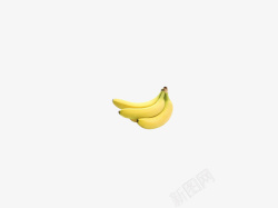 香蕉空白PNG格式素材