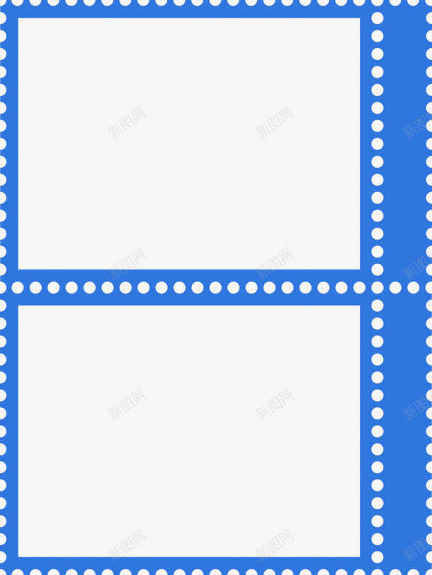 蓝色边框小清晰素材png免抠素材_新图网 https://ixintu.com 蓝色 边框 小清晰 素材