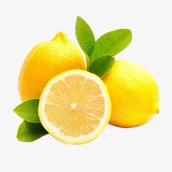 一堆新鲜有机柠檬橙子叶子水果香橙高清图片