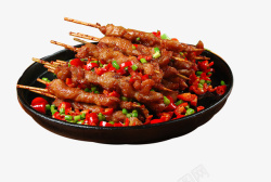 新疆特色饭展架烤羊肉串新高清图片