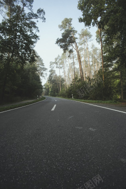 公路摄影风景清新摄影图片