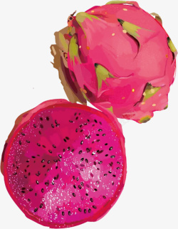 火龙果广告火龙果水果切开的火龙果高清图片