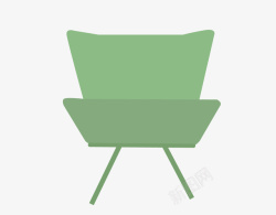 绿色客厅沙发素材