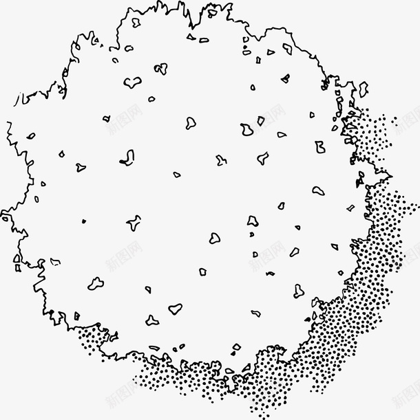 树木树冠叶片黑白风手绘线稿带投影png免抠素材_新图网 https://ixintu.com 叶片 手绘 树俯视图 树冠 树头 树木 线稿 黑白风