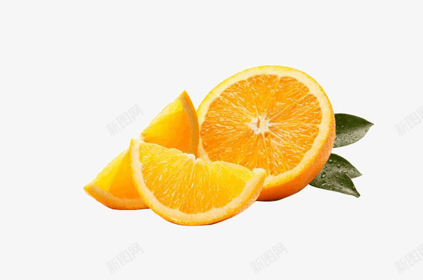 新鲜的水果橙子png免抠素材_新图网 https://ixintu.com 橙子 一瓣橙子 橙色 水果