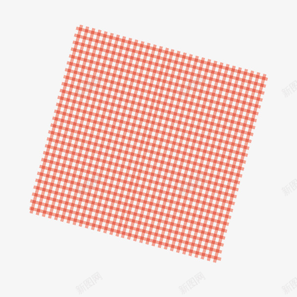 红色格子装饰图案png免抠素材_新图网 https://ixintu.com 红色格子 餐布 装饰图案 图案