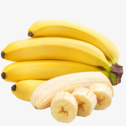 一把香蕉香蕉黄色是是素材