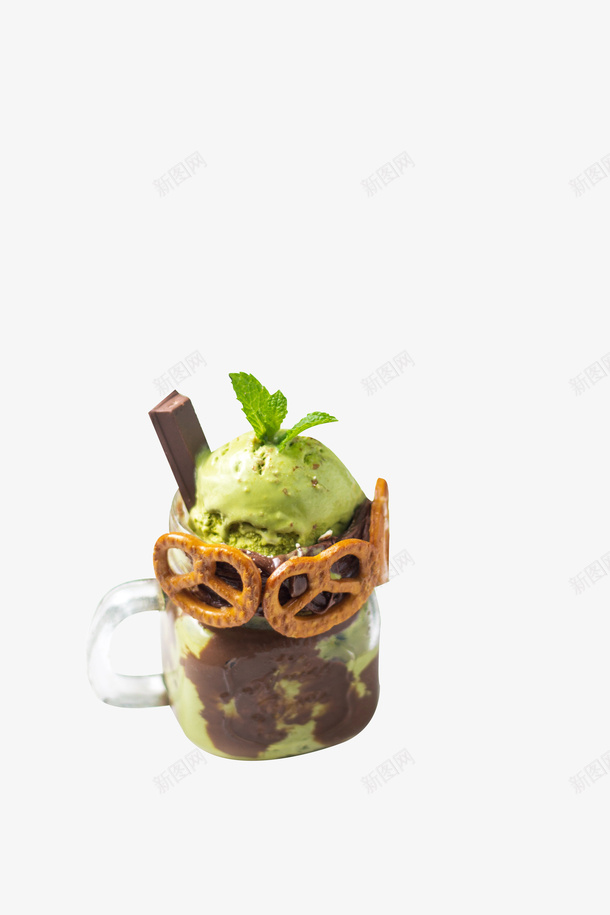 冰淇淋食物美味抹茶png免抠素材_新图网 https://ixintu.com 冰淇淋 食物 美味 抹茶