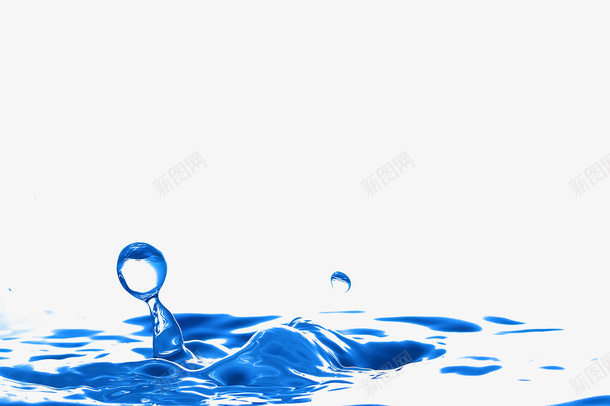 蓝色水滴动感装饰背景png免抠素材_新图网 https://ixintu.com 蓝色 水滴 动感 装饰 流动
