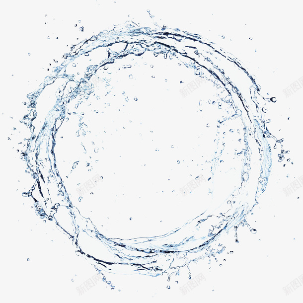 水做的圆圈真实png免抠素材_新图网 https://ixintu.com 水 真实 圈 水圈
