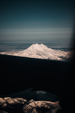 山脉雪山摄影背景背景