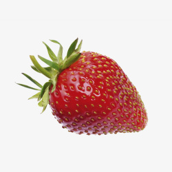 红色植物草莓新鲜素材