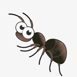 小蚂蚁卡通动物小蚂蚁高清图片