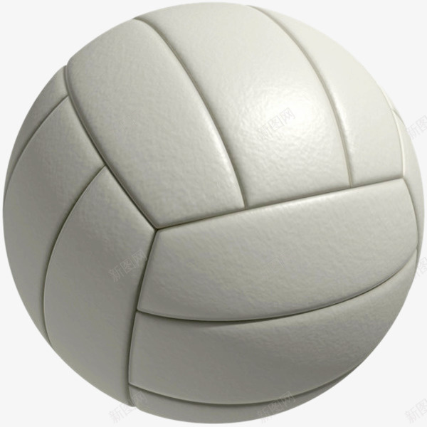 白色单个排球png免抠素材_新图网 https://ixintu.com 排球 球 白色排球 Volleyball