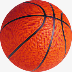 运动圆球运动型红色篮球高清图片
