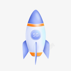 科技火箭透明火箭5G飞行器高清图片