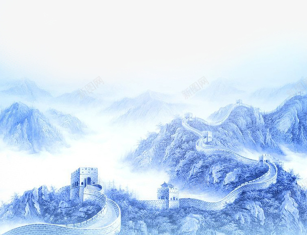 万里长城山水画png免抠素材_新图网 https://ixintu.com 万里长城 三水画 中国建筑 传统 传统素材 元素 卡通长城 山水画壁纸 广告设计 爱国壁纸 矢量长城 素材 设计 长城 长城素材
