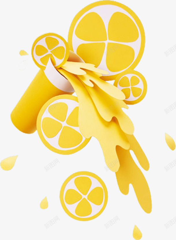 杯子柠檬杯黄色柠檬杯png免抠素材_新图网 https://ixintu.com 杯子 柠檬杯 黄色柠檬杯 柠檬片