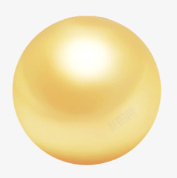 3D立体面金黄色磨砂玻璃球素材